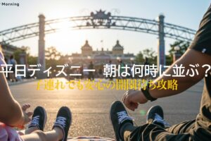 ディズニー平日朝