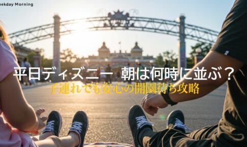 ディズニー平日朝